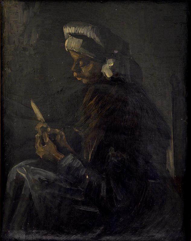 04 The Potato Peeler - Vincent van Gogh 1885 - New York Metropolitan Museum of Art